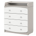 Комод Indigo Classic 800/4 c откидным пеленальным столиком, МДФ, ЛДСП