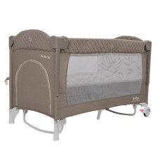 Кровать-манеж Indigo BON-BON TOY c маятником, (2 уровня) Кровать-манеж Indigo BON-BON TOY c маятником, (2 уровня)