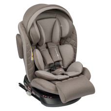 Автокресло INDIGO SMART+ Isofix, капюшон, подножка, 0+1+2+3 (0-36 кг)