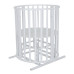 Кровать детская INDIGO Омега New 6в1 круг-овал с поперечным маятником