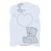 Кровать ВДК BEAR AND MOON (маятник, ящик) ЛДСП